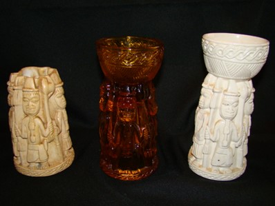 Aztec Cup models and finished piece (Kanawha) – Never placed into serial production