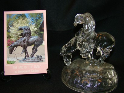 End of the Day / Trail’s End Tribute (Design for Ken Haley / K.R. Haley Glassware Co.) 